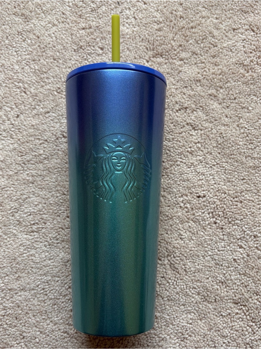 New Starbucks Hawaii Blue Ombré Tumbler